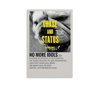 LOKLNEYK Chase & Status No More IdolsModern Wall Art Poster - Minimalist Print for Living Room Bedroom & Office A Simple Yet Striking Decor for Modern Homes24x36inch(60x90cm) Unframe-style