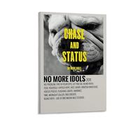 LOKLNEYK Chase & Status No More IdolsModern Wall Art Poster - Minimalist Print for Living Room Bedroom & Office A Simple Yet Striking Decor for Modern Homes08x12inch(20x30cm) Frame-style
