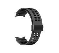 LOKLNEYK D-Buckle Sport Band Fit For Samsung Galaxy Watch 4/5 44mm 40mm/Galaxy4 Classic 46mm 42mm Bracelet Fit For Galaxy 5 Pro 45mm Strap(Gray Black,Galaxy watch 4 40mm)