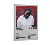 LOKLNEYK Damn by Kendrick LamarModern Wall Art Poster Minimalist Print for Living Room Bedroom Office A Simple Yet Striking Decor for Modern Homes20x30inch(50x75cm) Frame-style