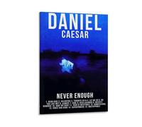 LOKLNEYK Daniel Caesar NeverEnoughModern Wall Art Poster - Minimalist Print for Living Room Bedroom & Office A Simple Yet Striking Decor for Modern Homes08x12inch(20x30cm) Frame-style