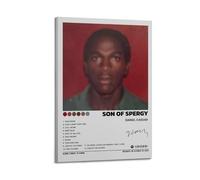 LOKLNEYK Daniel Caesar-Son Of Spergy Poster, Hit Music Album Wall Art Canvas Posters Modern Prints for Living Room Bedroom Deco 08x12inch(20x30cm) Frame-style-2