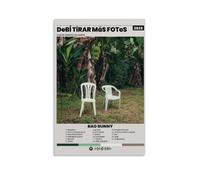 LOKLNEYK Debí Tirar Más Fotos-Bad BunnyModern Wall Art Poster Minimalist Print for Living Room Bedroom Office A Simple Yet Striking Decor for Modern Homes12x18inch(30x45cm) Unframe-style