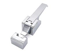 LOKLNEYK Door Handles, Walk-in Cooler Door Handle, Oven, Zinc Alloy Chrome-Plated Soundproof Box Test Movable Hardware Accessories Tight