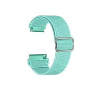 LOKLNEYK Elastic nylon strap suitable fit for Omega X Swatch collaboration MoonSwatch planet replacement strap(Green)