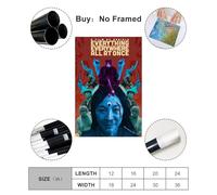 LOKLNEYK Everything Everywhere All at OnceModern Wall Art Poster Minimalist Print for Living Room Bedroom Office A Simple Yet Striking Decor for Modern Homes12x18inch(30x45cm) Unframe-style