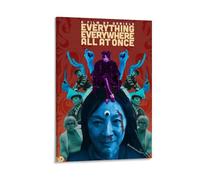 LOKLNEYK Everything Everywhere All at OnceModern Wall Art Poster Minimalist Print for Living Room Bedroom Office A Simple Yet Striking Decor for Modern Homes12x18inch(30x45cm) Frame-style