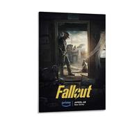LOKLNEYK Fallout New VegasModern Wall Art Poster Minimalist Print for Living Room Bedroom Office A Simple Yet Striking Decor for Modern Homes12x18inch(30x45cm) Frame-style