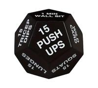 LOKLNEYK Foam Dice Stress Relief Plaything Yoga Ball 12-Sided PU Rounded Corners Multi-Color(White)