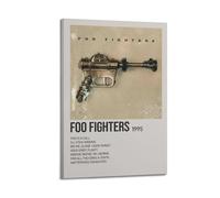 LOKLNEYK Foo Fighters Poster, Classic Moive Wall Art Canvas Posters Modern Prints for Living Room Bedroom Deco 08x12inch(20x30cm) Frame-style