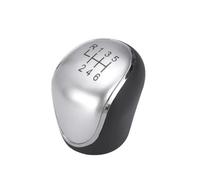 LOKLNEYK for C-Max Mk2 Mk3 for Grand 5 6 Speed Car Gear Shift Knob Synthetic Material Headball 1798600 Car Gear Shift Knob(Silver 6 Speed)