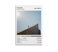 LOKLNEYK Freudian - Daniel Caesar Poster, Hit Music Album Wall Art Canvas Posters Modern Prints for Living Room Bedroom Deco 16x24inch(40x60cm) Unframe-style