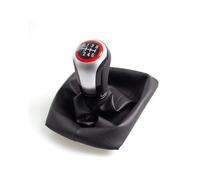 LOKLNEYK Gear Knob for Octavia 2 A5 A6 2004-2012 5/6 Speed MT Lever Change Car Gear Shift Knob with PU Synthetic Material Gaiter Boot Cover 12MM Car Parts(6 Speed)