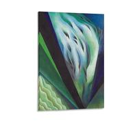 LOKLNEYK Georgia O'KeffeModern Wall Art Poster Minimalist Print for Living Room Bedroom Office A Simple Yet Striking Decor for Modern Homes16x24inch(40x60cm) Frame-style