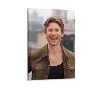 LOKLNEYK Glen PowellModern Wall Art Poster Minimalist Print for Living Room Bedroom Office A Simple Yet Striking Decor for Modern Homes20x30inch(50x75cm) Frame-style