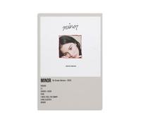 LOKLNEYK Gracie Abrams MinorModern Wall Art Poster Minimalist Print for Living Room Bedroom Office A Simple Yet Striking Decor for Modern Homes20x30inch(50x75cm) Unframe-style