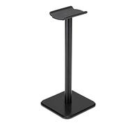LOKLNEYK Headphones Hanger Creative Headphone Stand Table Classic Earphone Aluminum Support Bar Save Space(Black)