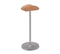 LOKLNEYK Headphones Hanger Creativity Headphone Stand Table Classic Earphone with Aluminum Support Bar Game Accessories(Bbeech+silver)