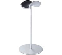 LOKLNEYK Headphones Hanger Headset Stand Alloy Vertical Stand Desktop Game Table Accessories Headset Stand(Silver)