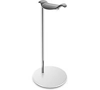 LOKLNEYK Headphones Hanger Headset Stand Desktop Stand - Gaming Earphone Stand with Metal Supporting Bar Steady Base Save Desktop(Silver)
