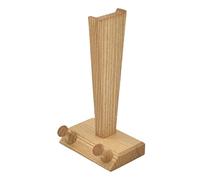 LOKLNEYK Headphones Hanger Headset Stand Solid Wood Headphone with Winding Column Holder Game