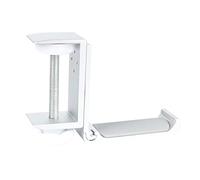 LOKLNEYK Headphones Hanger Headset Stand Universal Adjustable Foldable Headphone Hanger Lightweight Headphone Stand for Desk(Silver)