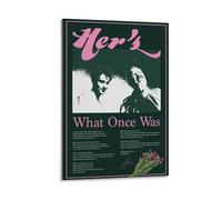 LOKLNEYK Hers Band What Once Was PosterModern Wall Art Poster Minimalist Print for Living Room Bedroom Office A Simple Yet Striking Decor for Modern Homes24x36inch(60x90cm) Frame-style