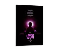 LOKLNEYK I Saw The TV GlowModern Wall Art Poster Minimalist Print for Living Room Bedroom Office A Simple Yet Striking Decor for Modern Homes20x30inch(50x75cm) Frame-style