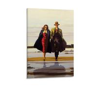 LOKLNEYK Jack Vettriano The Road to NowhereModern Wall Art Poster - Minimalist Print for Living Room Bedroom & Office A Simple Yet Striking Decor for Modern Homes12x18inch(30x45cm) Frame-style