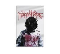 LOKLNEYK Ken Carson - More Chaos Poster, Hit Music Album Wall Art Canvas Posters Modern Prints for Living Room Bedroom Deco 08x12inch(20x30cm) Unframe-style