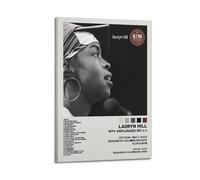 LOKLNEYK Lauryn Hill - MTV Unplugged No. 2.0 Poster, Music Wall Art Posters Canvas Prints for Living Room Bedroom Deco 16x24inch(40x60cm) Frame-style