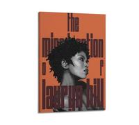 LOKLNEYK Lauryn Hill Poster, Music Wall Art Posters Canvas Prints for Living Room Bedroom Deco 20x30inch(50x75cm) Frame-style