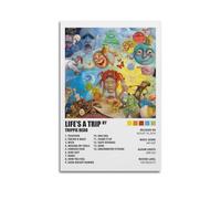 LOKLNEYK Life's A Trip - Trippie Redd Poster, Hit Music Album Wall Art Canvas Posters Modern Prints for Living Room Bedroom Deco 20x30inch(50x75cm) Unframe-style