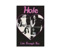 LOKLNEYK Live Through This-HoleModern Wall Art Poster Minimalist Print for Living Room Bedroom Office A Simple Yet Striking Decor for Modern Homes20x30inch(50x75cm) Unframe-style