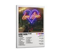LOKLNEYK Love Sick - Don Toliver Poster, Hit Music Album Wall Art Canvas Posters Modern Prints for Living Room Bedroom Deco 08x12inch(20x30cm) Frame-style