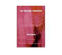 LOKLNEYK Loveless-My Bloody ValentineModern Wall Art Poster Minimalist Print for Living Room Bedroom Office A Simple Yet Striking Decor for Modern Homes20x30inch(50x75cm) Unframe-style