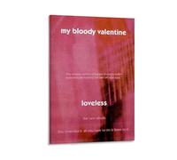 LOKLNEYK Loveless-My Bloody ValentineModern Wall Art Poster Minimalist Print for Living Room Bedroom Office A Simple Yet Striking Decor for Modern Homes20x30inch(50x75cm) Frame-style