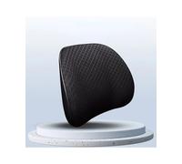 LOKLNEYK Lumbar Support Pillow Car Neck Headrest Pillow Rest Head Support Cushion Breathable Memory Foam Slow Rebound Guard Lumbar Universal Lumbar Support Cushion(W-Black-b)
