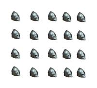 LOKLNEYK Medieval Weapons Pack, 20PCS Military Knight Helmet Weapons Equipment Building Blocks Accessories Set, Compatible with Major Brands