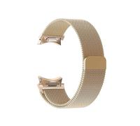LOKLNEYK Milanese Metal Strap Fit For Samsung Galaxy Watch 6/4 Classic 47mm 6/5 Pro 45mm/5/6/4 40mm 44mm(Rose gold,Galaxy Watch6 44mm)