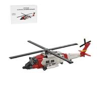 LOKLNEYK Military Aircraft Building Blocks Set, 1084PCS 1/35 Scale American HH-60J Helicopter MOC Military Plane Display Brick Model, Collectible Brick Model Display for Adult & Youth