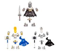 LOKLNEYK Military Weapons Set, 24PCS Medieval King Knight Weapons Accessory Building Blocks Accessories Set, Compatible with Major Brands Warrior Equipment Pack