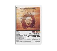 LOKLNEYK Ms.Lauryn Hill-the Miseducationof Lauryn Hill Poster, Music Wall Art Posters Canvas Prints for Living Room Bedroom Deco 24x36inch(60x90cm) Unframe-style