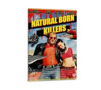 LOKLNEYK Natural Born KillersModern Wall Art Poster Minimalist Print for Living Room Bedroom Office A Simple Yet Striking Decor for Modern Homes20x30inch(50x75cm) Frame-style