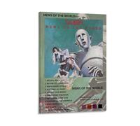 LOKLNEYK News of The World-QueenModern Wall Art Poster Minimalist Print for Living Room Bedroom Office A Simple Yet Striking Decor for Modern Homes08x12inch(20x30cm) Frame-style