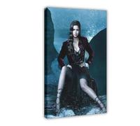 LOKLNEYK Nina Dobrev Poster (7) Canvas Poster Wall Art Decor Print Picture Paintings for Living Room Bedroom Decoration 20x30inch(50x75cm)