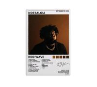 LOKLNEYK Nostalgia-Rod WaveModern Wall Art Poster Minimalist Print for Living Room Bedroom Office A Simple Yet Striking Decor for Modern Homes12x18inch(30x45cm) Unframe-style