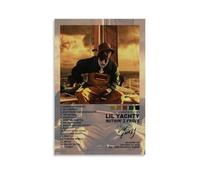 LOKLNEYK Nuthin' 2 Prove-Lil YachtyModern Wall Art Poster Minimalist Print for Living Room Bedroom Office A Simple Yet Striking Decor for Modern Homes24x36inch(60x90cm) Unframe-style