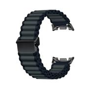 LOKLNEYK Nylon Loop Sports Strap Fit For Samsung Galaxy Watch 8/8 Classic 46mm /Galaxy Ultra 2025 Quick Fit Bracelet Accessorie(Black-Black,For Watch 8 44mm 40mm)