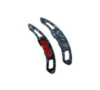 LOKLNEYK Paddle Shifter Extension for CX-3 CX-4 CX-5 CX-9 MX-5 Mazda2 3 6 Steering Wheel Paddle Shift Extension Interior Parts Accessories(Forged Carbon)